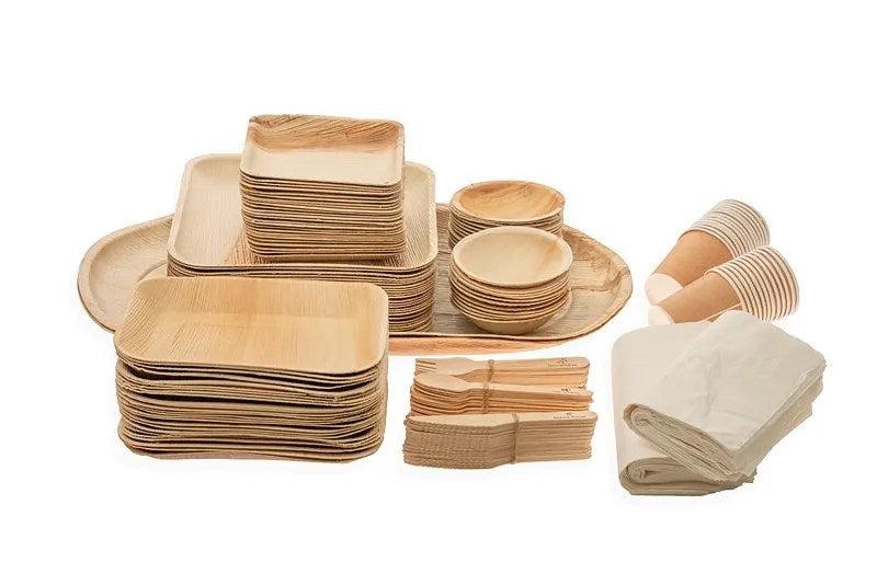 Disposable Plates and Cutlery Pack