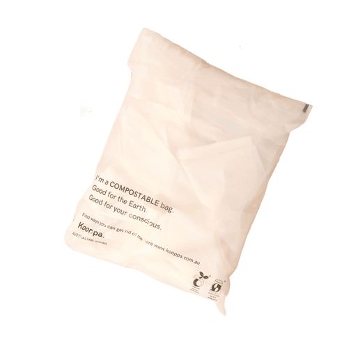 50 X Clear Biodegradable Medium Mailer 250X340mm Compostable Bag Satchels-0