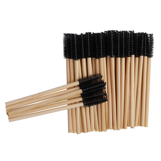 Miosh Eco Friendly Disposable Eyelash Mascara Wands Spoolies 50PCS-0